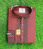 Indian Soft Super Linen Cotton Punjabi - RZ005 - Image 4