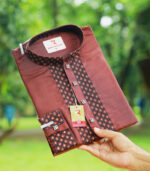 Indian Soft Super Linen Cotton Punjabi - RZ005 - Image 3