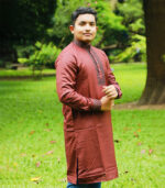 Indian Soft Super Linen Cotton Punjabi - RZ005 - Image 2